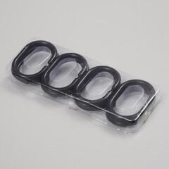 Карниз для ванной 110-200 см телескопический прямой алюминий черный - фото 3