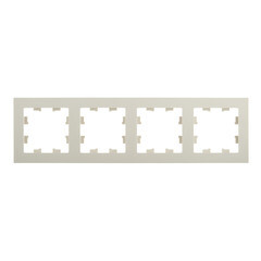 Изображение товара Рамка Systeme Electric AtlasDesign четырехместная бежевая (ATN000204)