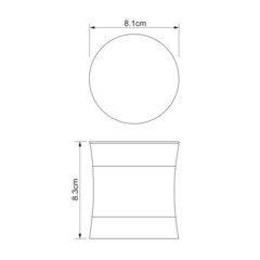 Емкость для ванной WasserKraft Wern настольная нержавеющая сталь черный (K-7579) - фото 2