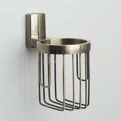 Держатель для освежителя WasserKraft Exter на шуруп металл светлая бронза (K-5245) - фото 4