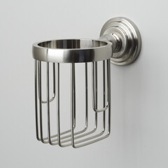 Держатель для освежителя WasserKraft Ammer на шуруп металл никель (K-7045) - фото 3