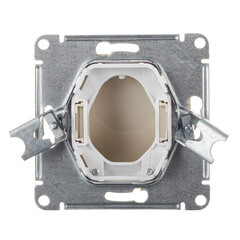 Вывод кабеля Systeme Electric AtlasDesign встраиваемый бежевый (ATN000299) - фото 3