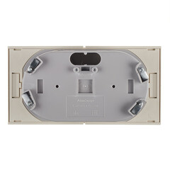 Розетка Systeme Electric AtlasDesign встраиваемая бежевая со шторками со сдвижными крышками (ATN000228) - фото 2