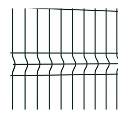 Секция заборная 3D Medium 1730х2500 мм d4 мм ячейка 55х200 мм зеленая RAL 6005 Grand Line - фото 3