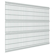 Секция заборная 3D Medium 2030х2500 мм d4 мм ячейка 55х200 мм зеленая RAL 6005 Grand Line