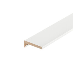 Изображение товара Наличник телескопический Next 1 70х8х2200 мм ПВХ эмалит белый прямой (1 шт.)