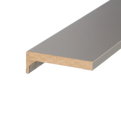 Наличник телескопический Париж 80х10х2150 мм ПВХ эмалит софт графит прямой (5 шт.) - фото 3