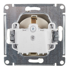 Розетка Systeme Electric AtlasDesign встраиваемая алюминий со шторками (ATN000345) - фото 4