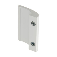 Ручка для балконной двери белая металл Internika De Luxe - фото 3