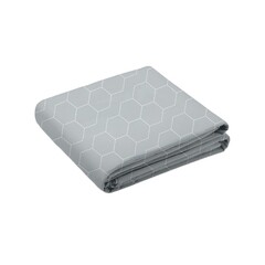 Изображение товара Простыня на резинке 140х200х25 см бязь серая MiaСона Polo