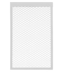 Изображение товара Экран декоративный металлический Evecs ДМЭР 610х390 мм белый 4-х секционный