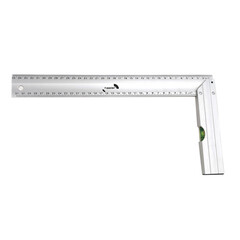 Изображение товара Угольник строительный Hesler 350 мм с уровнем алюминиевый