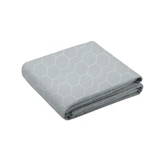 Изображение товара Простыня на резинке 160х200х25 см бязь серая MiaСона Polo