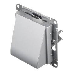 Вывод кабеля Systeme Electric AtlasDesign встраиваемый алюминий (ATN000399) - фото 3