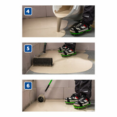 Ровнитель (наливной пол) универсальный Plitonit Fast Floor самовыравнивающийся быстротвердеющий 20 кг - фото 2