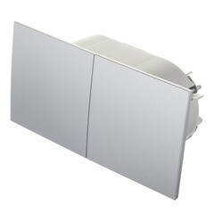 Розетка Systeme Electric AtlasDesign встраиваемая алюминий со шторками со сдвижными крышками (ATN000328) - фото 2