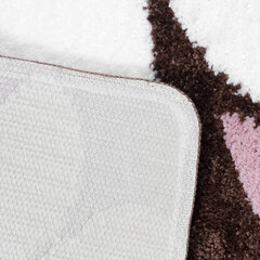 Коврик для ванной белый/красный 90х60 см WasserKraft Rossel (BM-5705) - фото 3