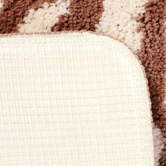 Коврик для туалета коричневый 50х50 см WasserKraft Donau (BM-9409) - фото 2