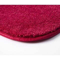 Коврик для ванной красный 80х50 см WasserKraft Isen (BM-4002) - фото 5