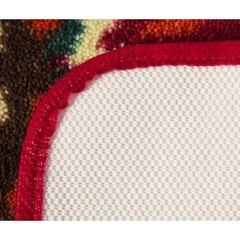 Коврик для ванной красный 80х50 см WasserKraft Isen (BM-4002) - фото 4