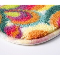 Коврик для ванной красный 80х50 см WasserKraft Leine (BM-5002) - фото 5