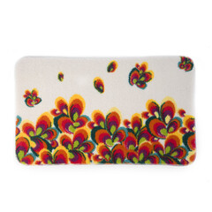 Коврик для ванной красный 80х50 см WasserKraft Leine (BM-5002) - фото 1