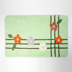 Коврик для ванной зеленый 90х60 см WasserKraft Lippe (BM-6505) - фото 2