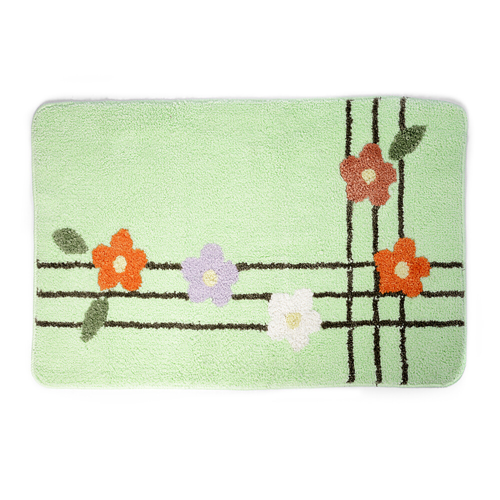 

Коврик для ванной зеленый  см WasserKraft Lippe (BM-6505