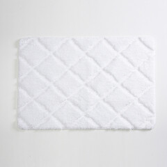 Коврик для ванной белый 90х60 см WasserKraft Lippe (BM-6518) - фото 2