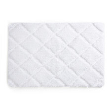 Коврик для ванной белый 90х60 см WasserKraft Lippe (BM-6518)