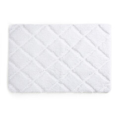 Коврик для ванной белый 90х60 см WasserKraft Lippe (BM-6518) - фото 1