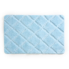 Изображение товара Коврик для ванной голубой 90х60 см WasserKraft Lippe (BM-6517)