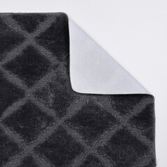 Коврик для ванной серый 90х60 см WasserKraft Lippe (BM-6512) - фото 4