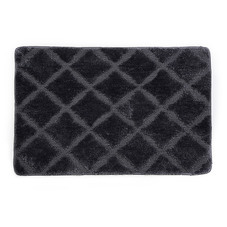 Коврик для ванной серый 90х60 см WasserKraft Lippe (BM-6512)