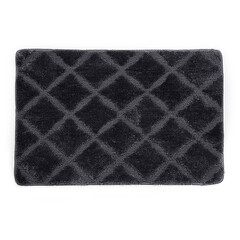 Изображение товара Коврик для ванной серый 90х60 см WasserKraft Lippe (BM-6512)