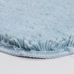 Коврик для ванной голубой 90х57 см WasserKraft Kammel (BM-8314) - фото 3