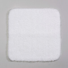 Коврик для ванной белый 57х55 см WasserKraft Kammel (BM-8345) - фото 2