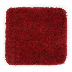 Изображение товара Коврик для ванной красный 57х55 см WasserKraft Kammel (BM-8337)