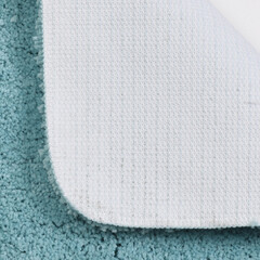 Коврик для ванной голубой 57х55 см WasserKraft Kammel (BM-8340) - фото 3