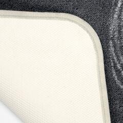 Коврик для ванной серый 75х45 см WasserKraft Eidar (BM-3302) - фото 3