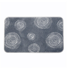 Коврик для ванной серый 75х45 см WasserKraft Eidar (BM-3302) - фото 1