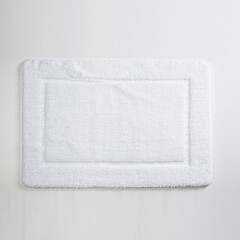 Коврик для ванной белый 90х60 см WasserKraft Lopau (BM-6018) - фото 2