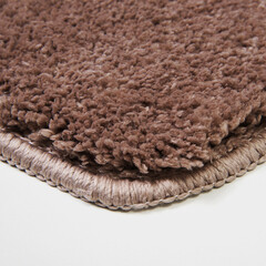 Коврик для ванной коричневый 90х60 см WasserKraft Lopau (BM-6015) - фото 3