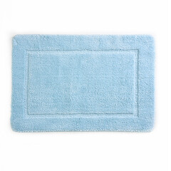 Изображение товара Коврик для ванной голубой 90х60 см WasserKraft Lopau (BM-6017)
