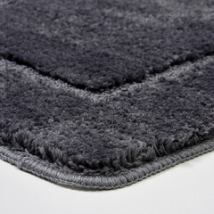 Коврик для ванной серый 90х60 см WasserKraft Lopau (BM-6012) - фото 4