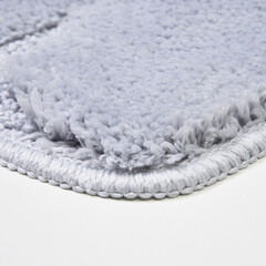 Коврик для ванной серый 90х60 см WasserKraft Diemel (BM-2211) - фото 2