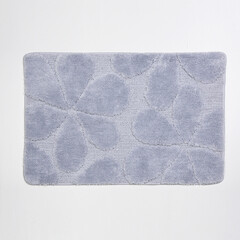 Коврик для ванной серый 90х60 см WasserKraft Diemel (BM-2211) - фото 3