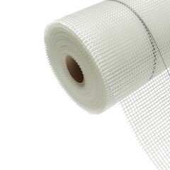 Сетка фасадная стеклотканевая ячейка 5х5 мм 1х50 м 160 г/кв.м ГОСТ - фото 2