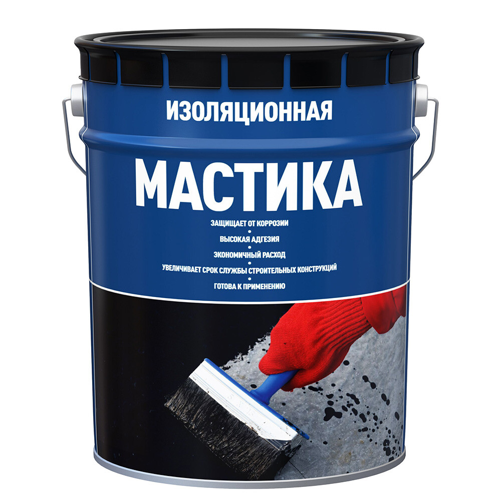 Изображение товара Мастика битумная гидроизоляционная 19 кг для наружных работ