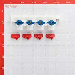 Коллектор полипропиленовый Tebo 25 мм х 4 выхода 20 мм (TRD0000020486) - фото 2
